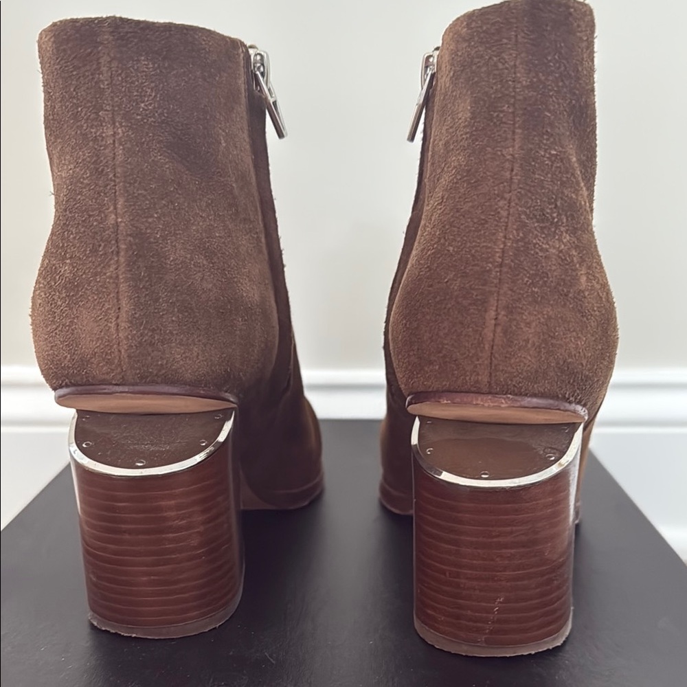 Alexander Wang Brown Ankle Booties with Suede Finish - Picture 4 of 5